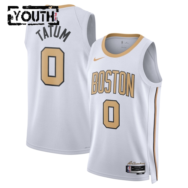 Boston Celtics Trikot Tatum Nike 2025-26 City Edition Weiß Swingman - Kinder Boston Celtics Trikot Tatum Nike 2025-26 City Edition Weiß Swingman - Kinder